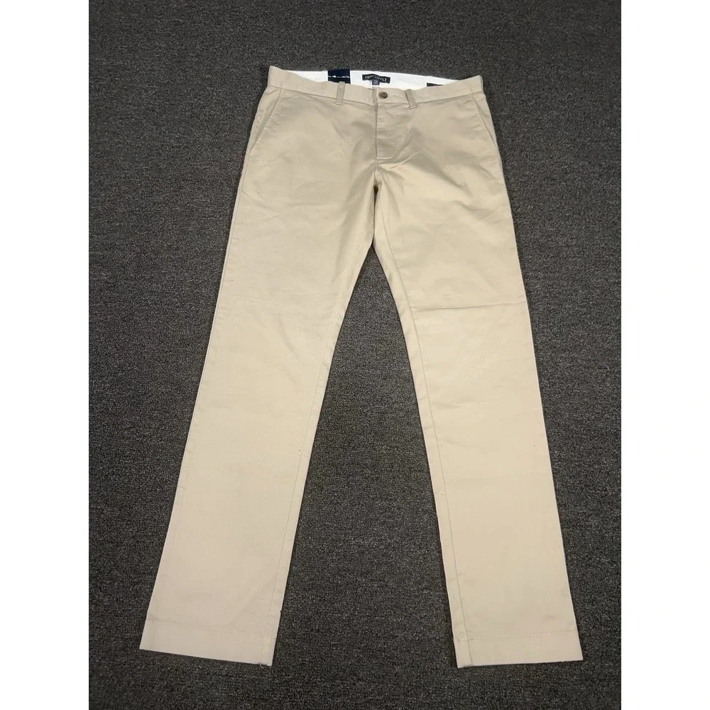 New J Crew Mercantile Pants Men's 32x32 (Fits 34x32) Beige Chino Khaki Slim